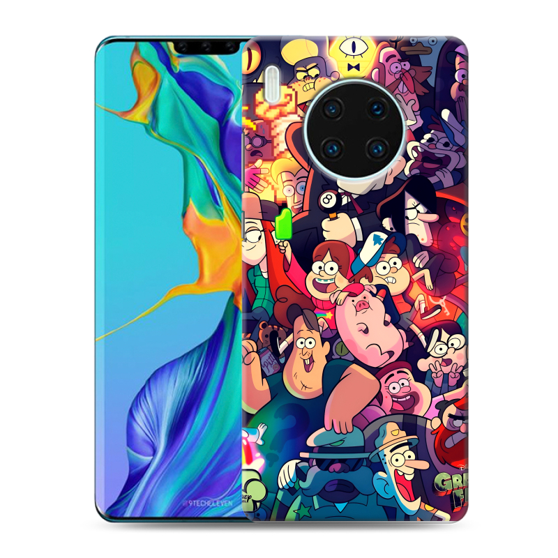 Силиконовый противоударный чехол на Huawei Mate 30 Pro с принтом Gravity Falls Гравити Фолз Силиконовый противоударный чехол на Huawei Mate 30 Pro с принтом Gravity Falls Гравити Фолз