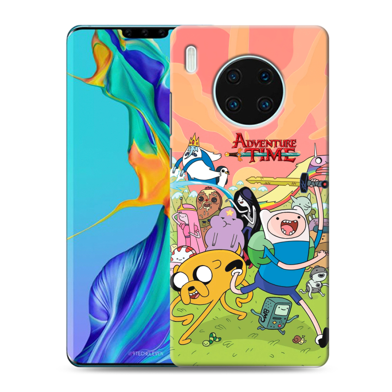 Силиконовый чехол на Huawei Mate 30 Pro с принтом Adventure time Время приключений Силиконовый чехол на Huawei Mate 30 Pro с принтом Adventure time Время приключений