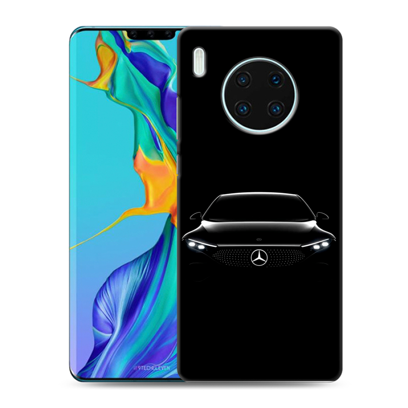 Силиконовый противоударный чехол на Huawei Mate 30 Pro с принтом Mercedes Мерседес Силиконовый противоударный чехол на Huawei Mate 30 Pro с принтом Mercedes Мерседес