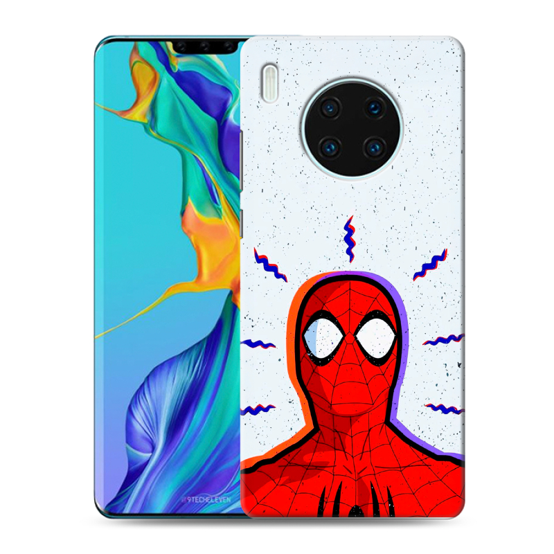 Пластиковый чехол на Huawei Mate 30 Pro с принтом Spiderman Человек паук Пластиковый чехол на Huawei Mate 30 Pro с принтом Spiderman Человек паук