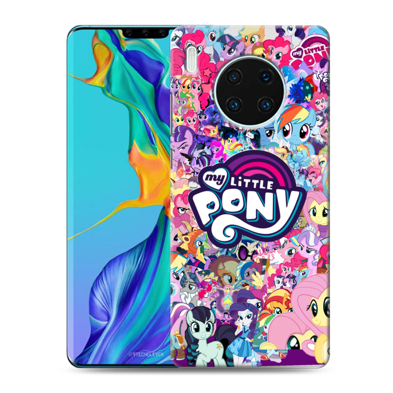 Силиконовый противоударный чехол на Huawei Mate 30 Pro с принтом My little pony Дружба чудо Силиконовый противоударный чехол на Huawei Mate 30 Pro с принтом My little pony Дружба чудо