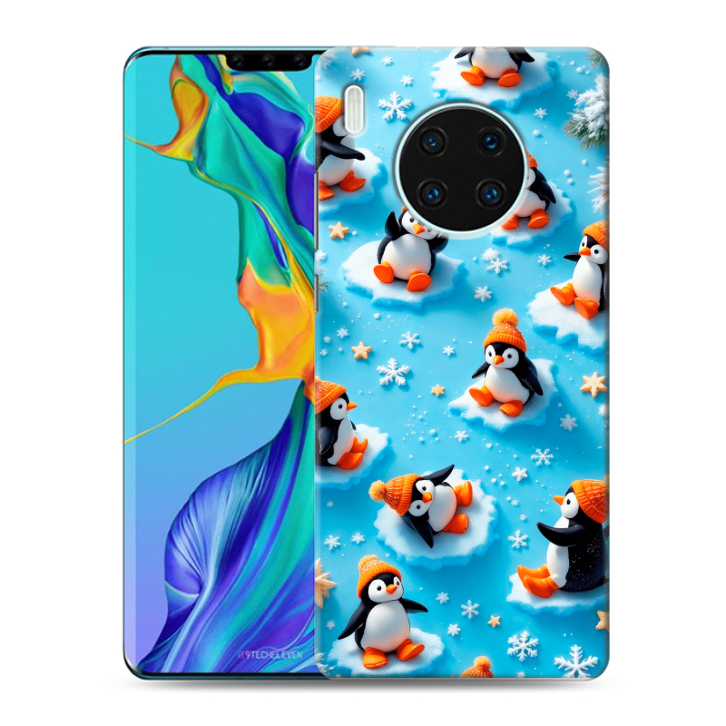 Силиконовый чехол на Huawei Mate 30 Pro с принтом Новый год Силиконовый чехол на Huawei Mate 30 Pro с принтом Новый год