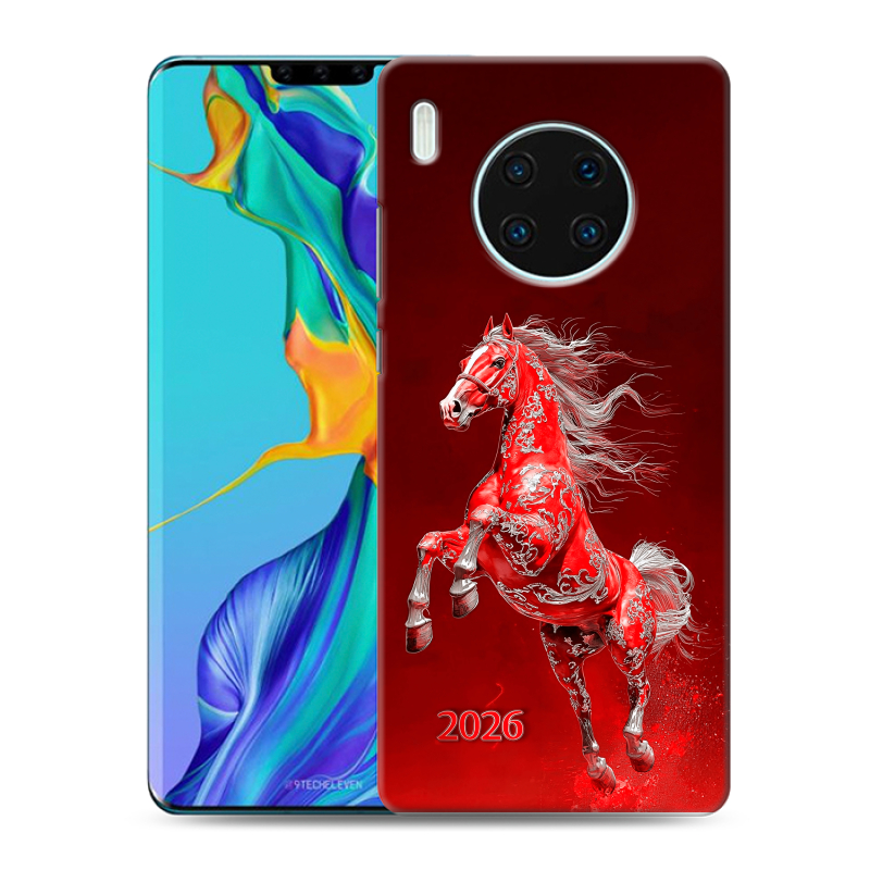 Силиконовый чехол на Huawei Mate 30 Pro с принтом Новый год Силиконовый чехол на Huawei Mate 30 Pro с принтом Новый год