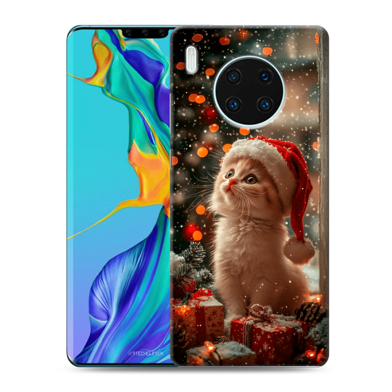 Силиконовый чехол на Huawei Mate 30 Pro с принтом Новый год Силиконовый чехол на Huawei Mate 30 Pro с принтом Новый год