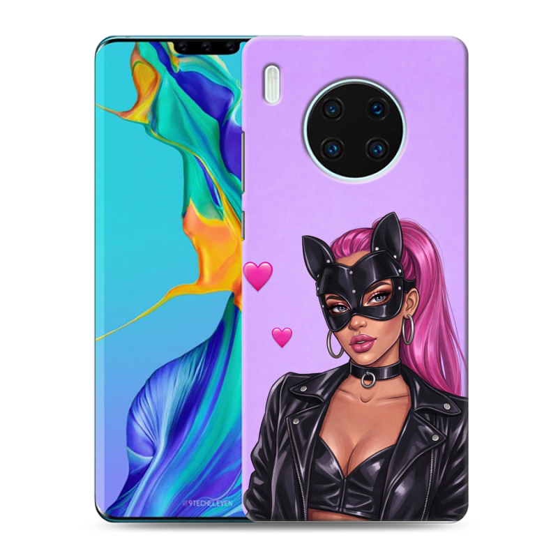 Пластиковый чехол на Huawei Mate 30 Pro с принтом женский Пластиковый чехол на Huawei Mate 30 Pro с принтом женский