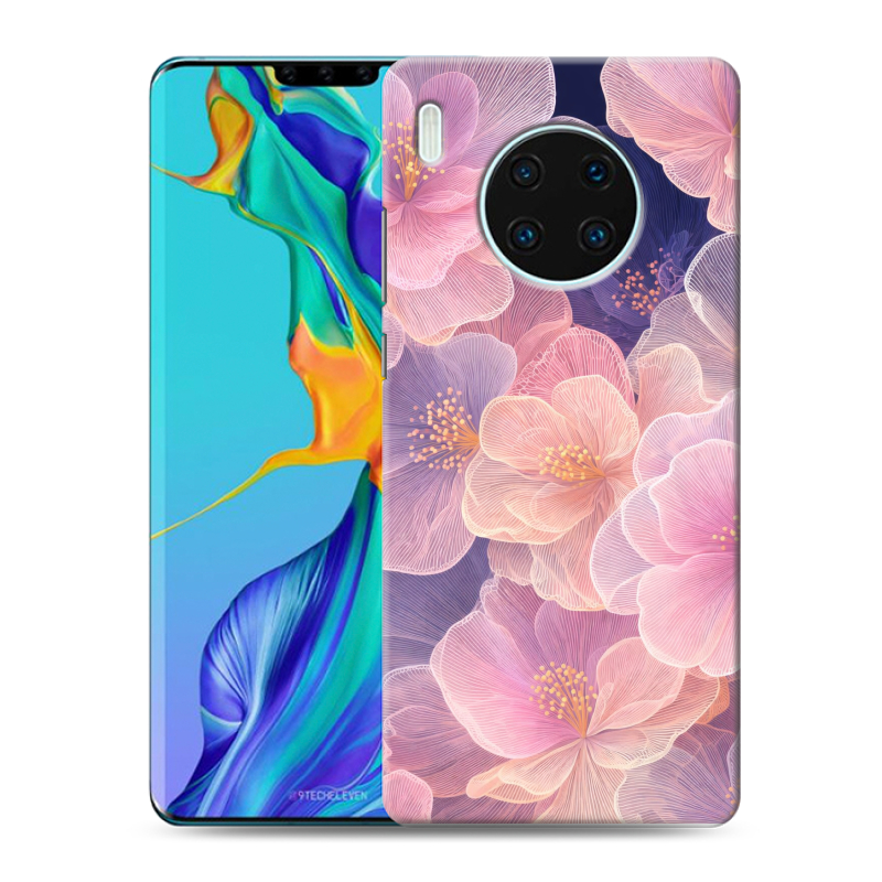 Силиконовый противоударный чехол на Huawei Mate 30 Pro с принтом женский Силиконовый противоударный чехол на Huawei Mate 30 Pro с принтом женский
