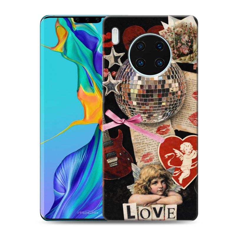 Пластиковый чехол на Huawei Mate 30 Pro с принтом для девочек Пластиковый чехол на Huawei Mate 30 Pro с принтом для девочек