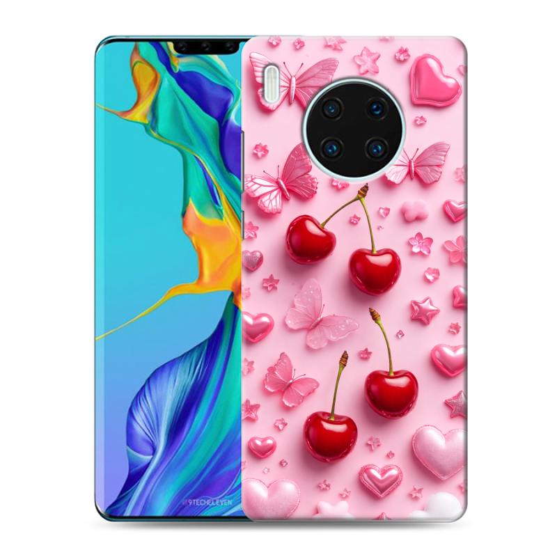 Силиконовый противоударный чехол на Huawei Mate 30 Pro с принтом для девочек Силиконовый противоударный чехол на Huawei Mate 30 Pro с принтом для девочек