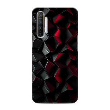 Силиконовый противоударный чехол на Realme XT с принтом Абстракция Силиконовый противоударный чехол на Realme XT с принтом Абстракция