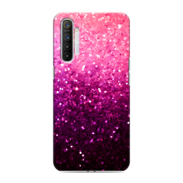 Силиконовый противоударный чехол на Realme XT с принтом Блестки Силиконовый противоударный чехол на Realme XT с принтом Блестки