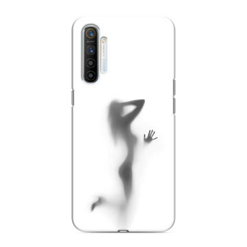 Силиконовый противоударный чехол на Realme XT с принтом Силуэт