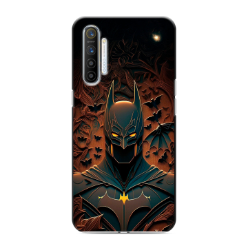 Силиконовый противоударный чехол на Realme XT с принтом Batman Бэтмен