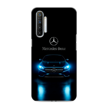 Силиконовый противоударный чехол на Realme XT с принтом Mercedes Мерседес