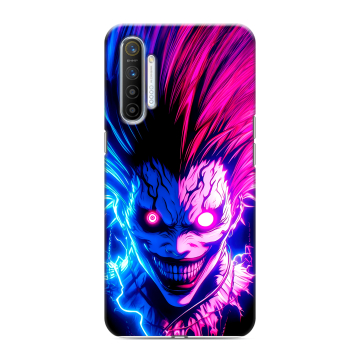 Силиконовый противоударный чехол на Realme XT с принтом Death note Тетрадь смерти