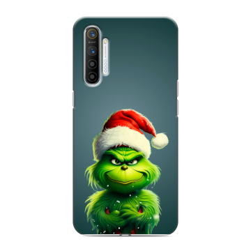 Силиконовый противоударный чехол на Realme XT с принтом Новый год
