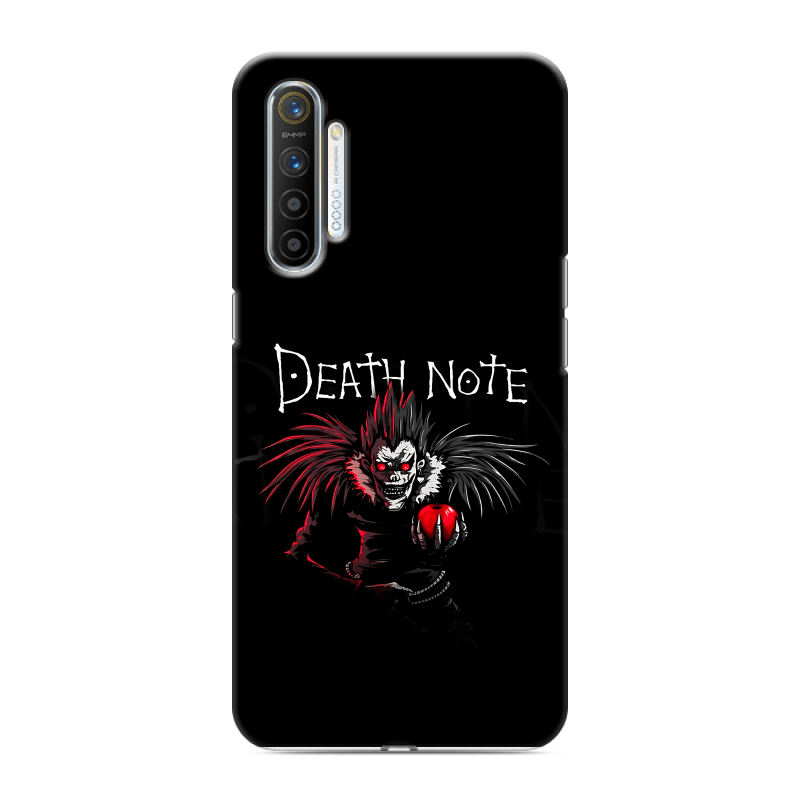 Силиконовый противоударный чехол на Realme XT с принтом Death note Тетрадь смерти Силиконовый противоударный чехол на Realme XT с принтом Death note Тетрадь смерти