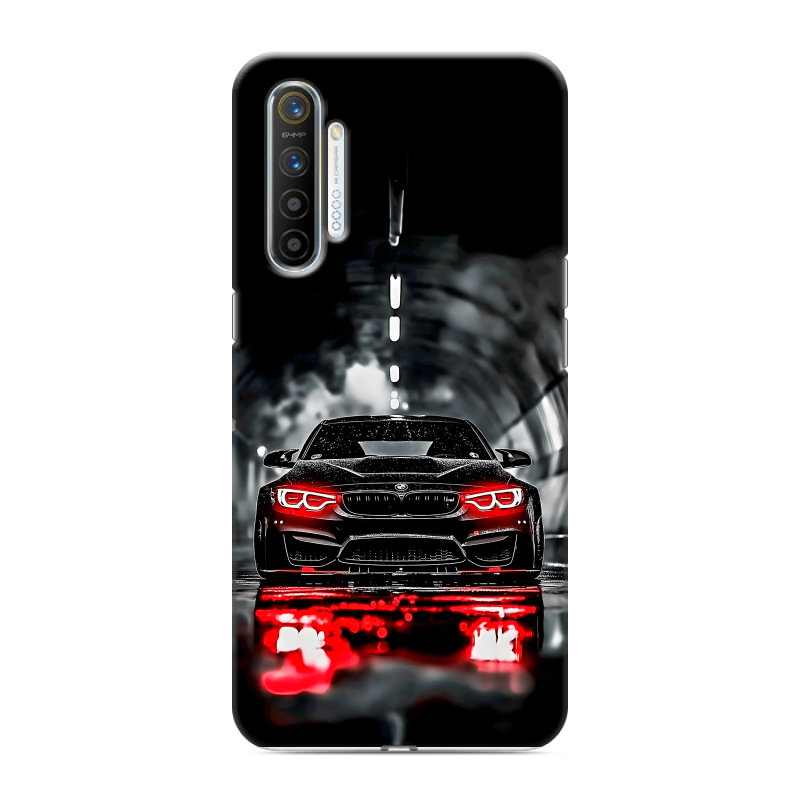 Силиконовый противоударный чехол на Realme XT с принтом BMW БМВ Силиконовый противоударный чехол на Realme XT с принтом BMW БМВ
