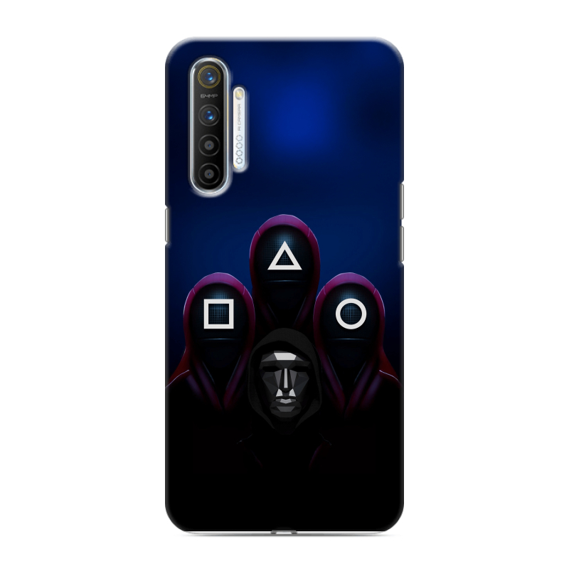 Силиконовый противоударный чехол на Realme XT с принтом Игра Кальмара Силиконовый противоударный чехол на Realme XT с принтом Игра Кальмара