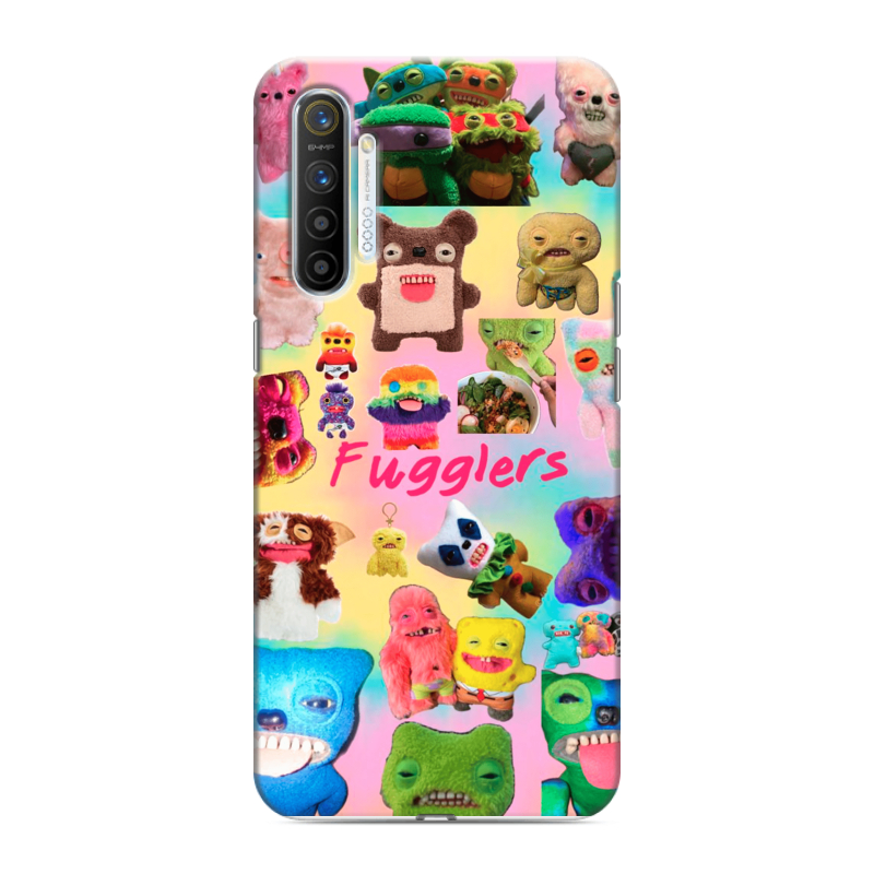 Силиконовый противоударный чехол на Realme XT с принтом Флагер Fuggler Силиконовый противоударный чехол на Realme XT с принтом Флагер Fuggler