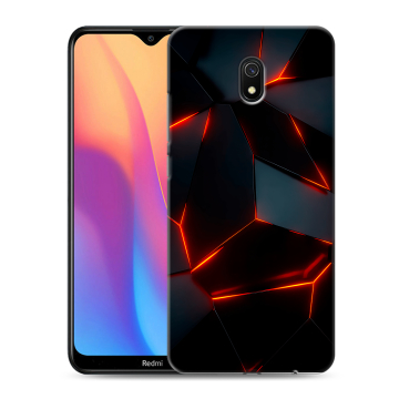 Силиконовый противоударный чехол на Xiaomi RedMi 8A с принтом Яркие абстракции Силиконовый противоударный чехол на Xiaomi RedMi 8A с принтом Яркие абстракции