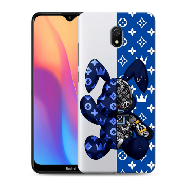 Силиконовый противоударный чехол на Xiaomi RedMi 8A с принтом Луи робот Силиконовый противоударный чехол на Xiaomi RedMi 8A с принтом Луи робот
