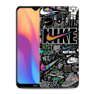 Силиконовый противоударный чехол на Xiaomi RedMi 8A с принтом Найк