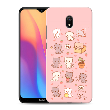 Силиконовый противоударный чехол на Xiaomi RedMi 8A с принтом Hello Kitty Хелоу Кити Силиконовый противоударный чехол на Xiaomi RedMi 8A с принтом Hello Kitty Хелоу Кити