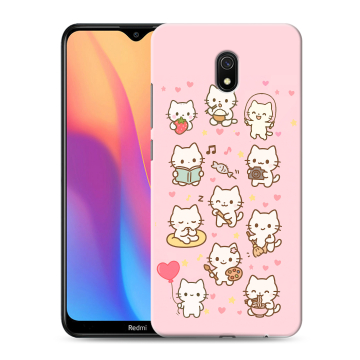 Силиконовый противоударный чехол на Xiaomi RedMi 8A с принтом Hello Kitty Хелоу Кити Силиконовый противоударный чехол на Xiaomi RedMi 8A с принтом Hello Kitty Хелоу Кити