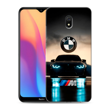 Силиконовый противоударный чехол на Xiaomi RedMi 8A с принтом БМВ BMW