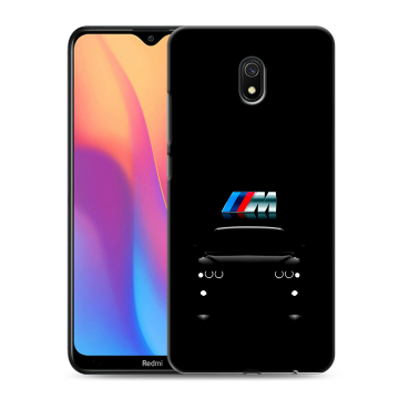 Силиконовый противоударный чехол на Xiaomi RedMi 8A с принтом БМВ BMW