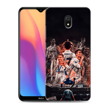 Силиконовый противоударный чехол на Xiaomi RedMi 8A с принтом Реал Роналдо Real Ronaldo Силиконовый противоударный чехол на Xiaomi RedMi 8A с принтом Реал Роналдо Real Ronaldo