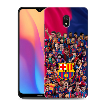 Силиконовый противоударный чехол на Xiaomi RedMi 8A с принтом Барселона Barcelona Силиконовый противоударный чехол на Xiaomi RedMi 8A с принтом Барселона Barcelona