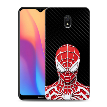 Силиконовый противоударный чехол на Xiaomi RedMi 8A с принтом человек паук spiderman Силиконовый противоударный чехол на Xiaomi RedMi 8A с принтом человек паук spiderman