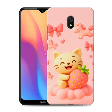 Силиконовый противоударный чехол на Xiaomi RedMi 8A с принтом для девочек Силиконовый противоударный чехол на Xiaomi RedMi 8A с принтом для девочек