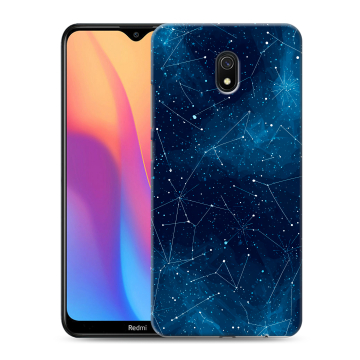 Силиконовый противоударный чехол на Xiaomi RedMi 8A с принтом Космос звезды