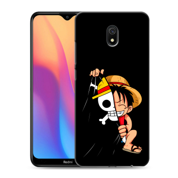 Силиконовый противоударный чехол на Xiaomi RedMi 8A с принтом One Piece Ван Пис Силиконовый противоударный чехол на Xiaomi RedMi 8A с принтом One Piece Ван Пис