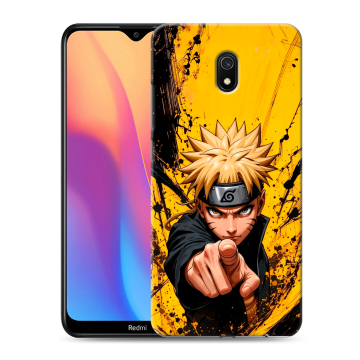 Силиконовый противоударный чехол на Xiaomi RedMi 8A с принтом Naruto Наруто Силиконовый противоударный чехол на Xiaomi RedMi 8A с принтом Naruto Наруто