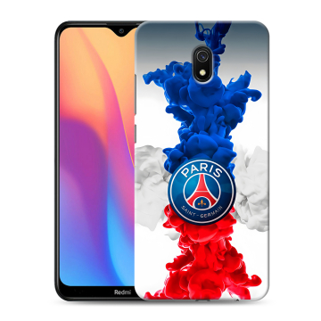 Силиконовый противоударный чехол на Xiaomi RedMi 8A с принтом PSG ПСЖ Силиконовый противоударный чехол на Xiaomi RedMi 8A с принтом PSG ПСЖ