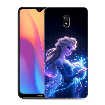 Силиконовый противоударный чехол на Xiaomi RedMi 8A с принтом Холодное сердце Frozen Силиконовый противоударный чехол на Xiaomi RedMi 8A с принтом Холодное сердце Frozen