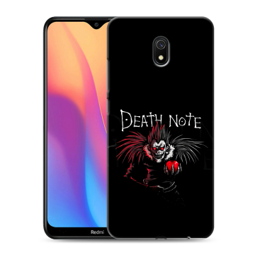 Силиконовый противоударный чехол на Xiaomi RedMi 8A с принтом Death note Тетрадь смерти Силиконовый противоударный чехол на Xiaomi RedMi 8A с принтом Death note Тетрадь смерти