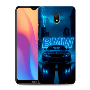 Силиконовый противоударный чехол на Xiaomi RedMi 8A с принтом BMW БМВ Силиконовый противоударный чехол на Xiaomi RedMi 8A с принтом BMW БМВ