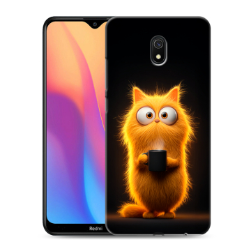 Силиконовый противоударный чехол на Xiaomi RedMi 8A с принтом Смешной кот Силиконовый противоударный чехол на Xiaomi RedMi 8A с принтом Смешной кот