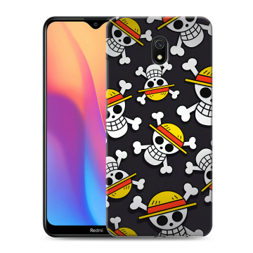 Силиконовый противоударный чехол на Xiaomi RedMi 8A с принтом One Piece Ван Пис Силиконовый противоударный чехол на Xiaomi RedMi 8A с принтом One Piece Ван Пис