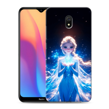 Силиконовый противоударный чехол на Xiaomi RedMi 8A с принтом Холодное сердце Frozen Силиконовый противоударный чехол на Xiaomi RedMi 8A с принтом Холодное сердце Frozen