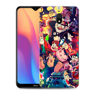 Силиконовый противоударный чехол на Xiaomi RedMi 8A с принтом Gravity Falls Гравити Фолз Силиконовый противоударный чехол на Xiaomi RedMi 8A с принтом Gravity Falls Гравити Фолз