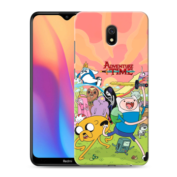 Силиконовый противоударный чехол на Xiaomi RedMi 8A с принтом Adventure time Время приключений Силиконовый противоударный чехол на Xiaomi RedMi 8A с принтом Adventure time Время приключений