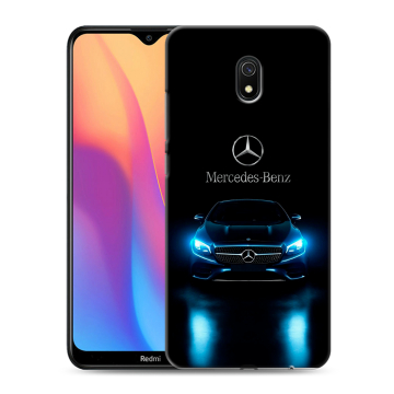 Силиконовый противоударный чехол на Xiaomi RedMi 8A с принтом Mercedes Мерседес Силиконовый противоударный чехол на Xiaomi RedMi 8A с принтом Mercedes Мерседес