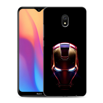 Силиконовый противоударный чехол на Xiaomi RedMi 8A с принтом IronMan Железный человек Силиконовый противоударный чехол на Xiaomi RedMi 8A с принтом IronMan Железный человек