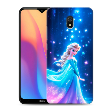 Силиконовый противоударный чехол на Xiaomi RedMi 8A с принтом Холодное сердце Frozen Силиконовый противоударный чехол на Xiaomi RedMi 8A с принтом Холодное сердце Frozen