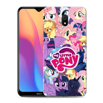 Силиконовый противоударный чехол на Xiaomi RedMi 8A с принтом My little pony Дружба чудо Силиконовый противоударный чехол на Xiaomi RedMi 8A с принтом My little pony Дружба чудо